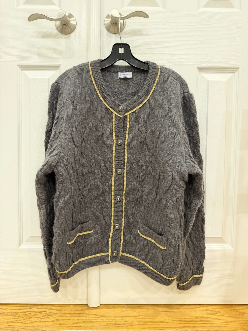 Yves Saint Laurent Wool cardigan sweater